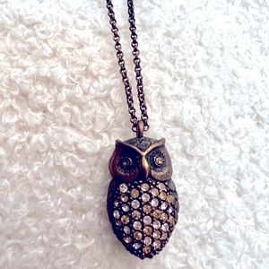 Rare Fossil Owl Necklace 🦉